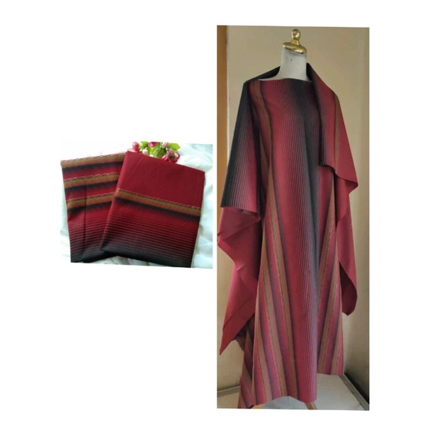 Tenun lurik khas jembatan merah silungkang