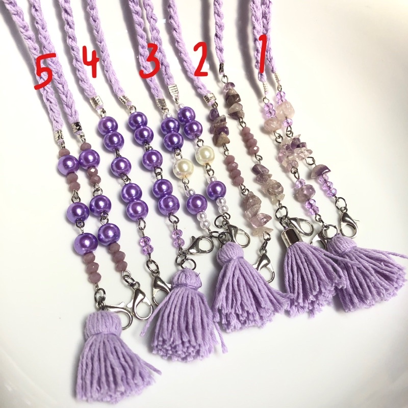 Strap Masker Rajut Unlimited 2In1 Konektor Kalung Masker Unik Pengait Masker Manik