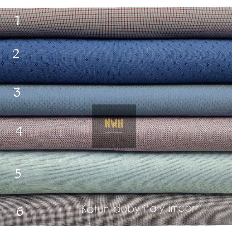 KATUN DOBY ITALY PREMIUM IMPORT BAHAN KEMEJA/KOKO