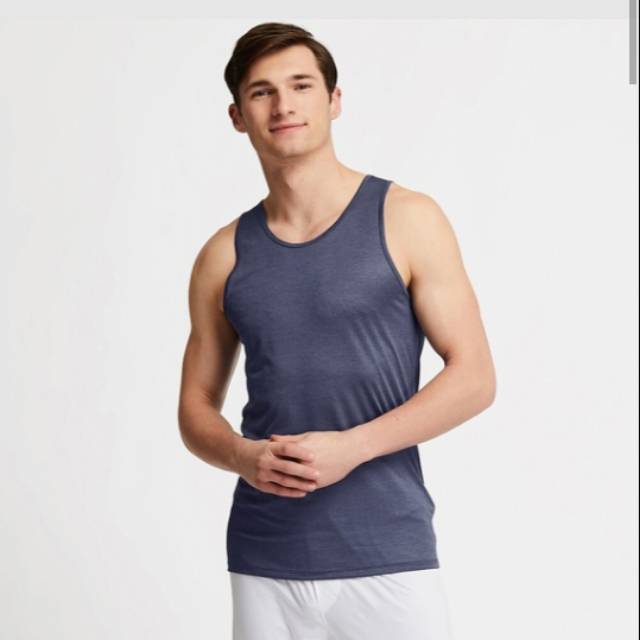 AIRism TANK TOP KATUN MEN UNIQLO