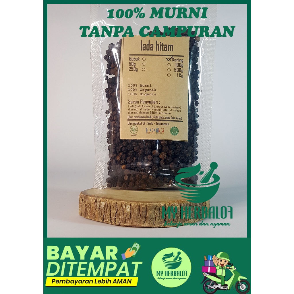 

Lada Hitam Bulat / Piper Nigrum / Murni / Jsr / Rempah / Premium Quality