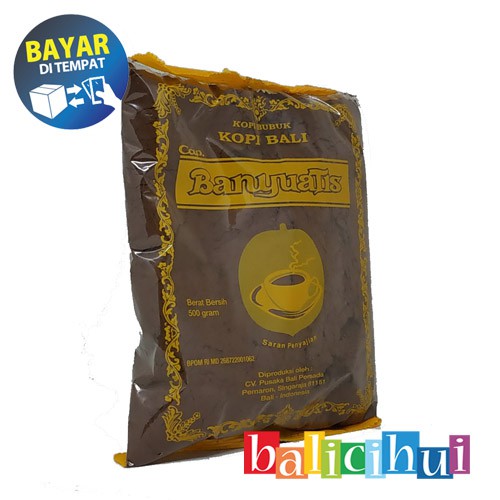 (BAYAR DI TEMPAT) Kopi Bubuk Bali Banyuatis 500 Gram