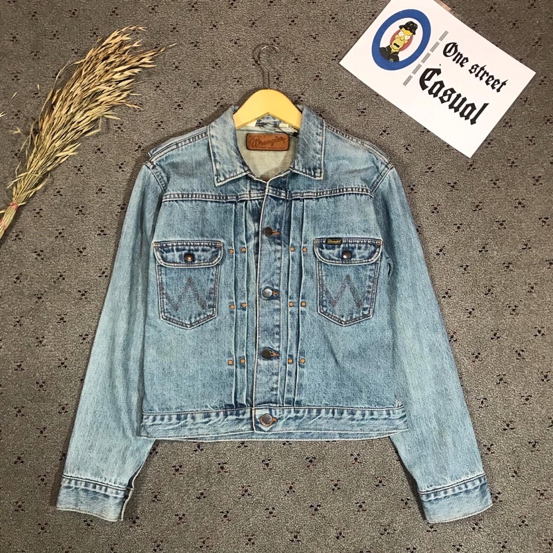 jaket jeans denim wrangler special edition second original
