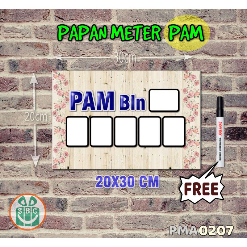 

Stokastik Papan Meter Listrik PLN PAM motif Unik - Shabby 07