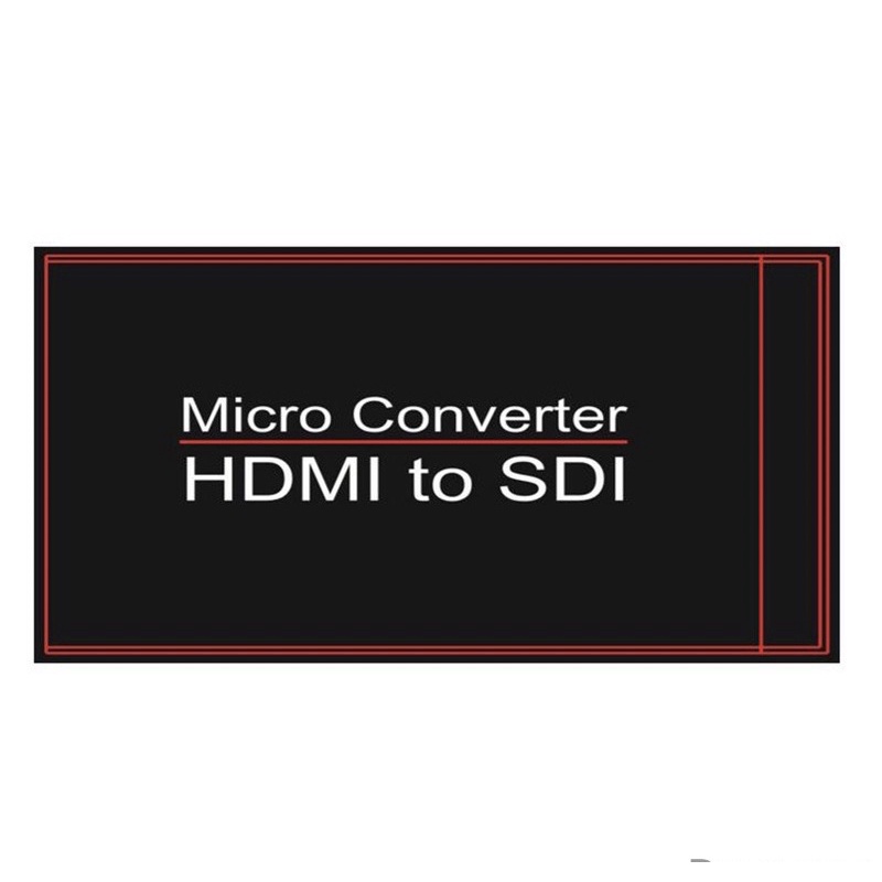 HDMI to SDI + SDI Converter FULL HD HDMI to SDI Adapter 2 SDI Output Audio Embedder Support 2.970 Gbit/s