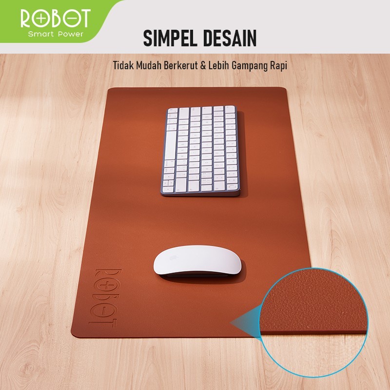 Robot RP06 Mouse Pad Big Size PU Waterproof Material 2 Side Mousepad
