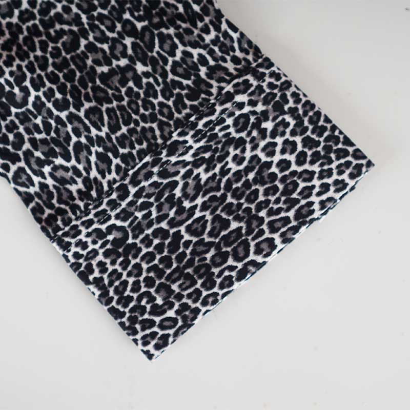Kemeja Wanita- Leopard Quarter Long Sleeve [CG-NYC 02]-7