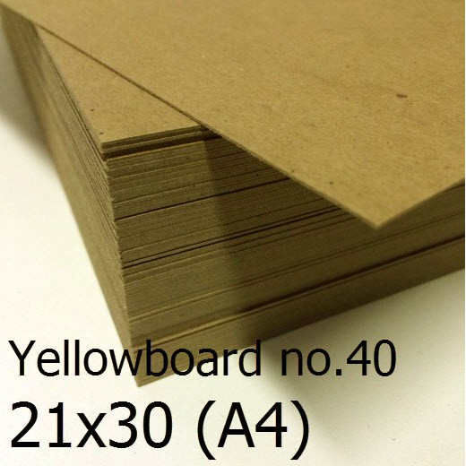 

Yellow board no.40 / bot karton hard board - 21x30 (A4)