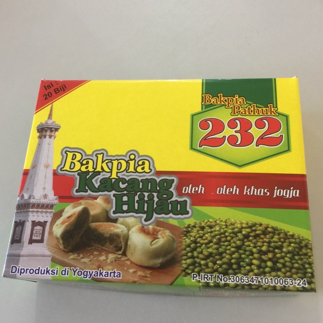 

Bakpia 232 Kering kacang hijau keju telo ungu