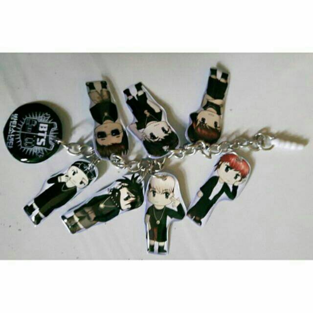 Gantungan hp Earphone plugy bts kpop
