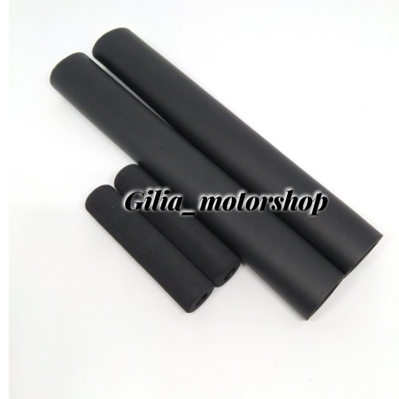 Busa Stang Polos Hitam Empuk Plus Busa Sarung Handle Rem polos hitam Universal