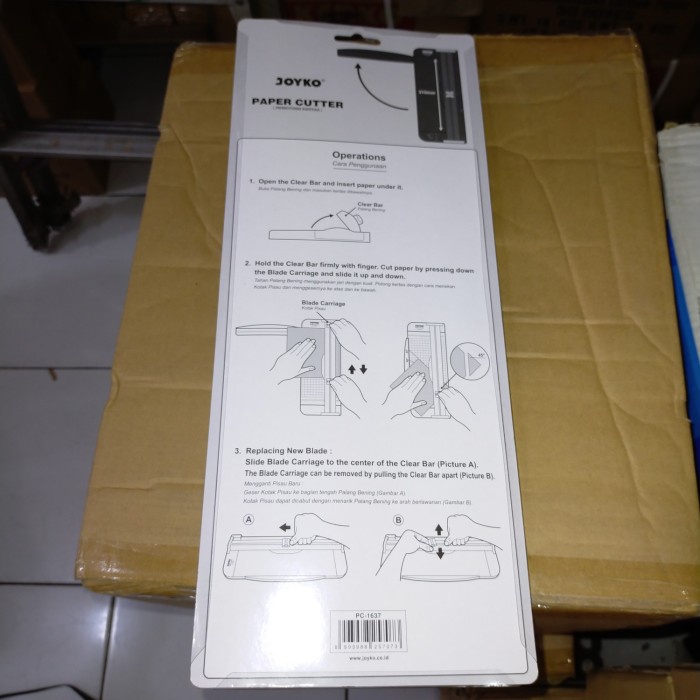 

Nikmati Paper Cutter Joyko A4 Pemotong Sale!!!