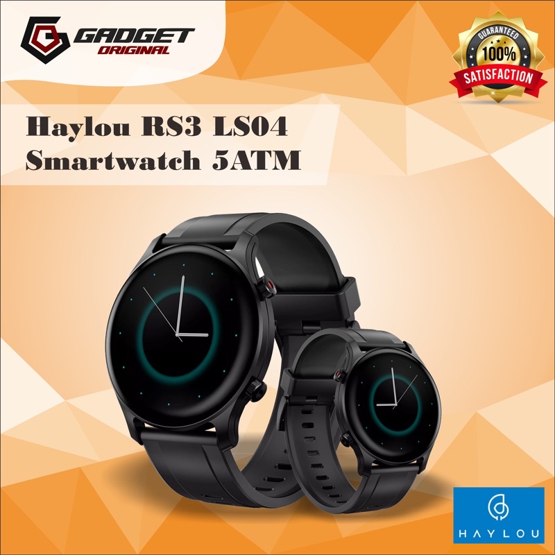 Haylou RS3 LS04 Smartwatch 5ATM Waterproof Amoled GPS SpO2 Smart Watch Haylou