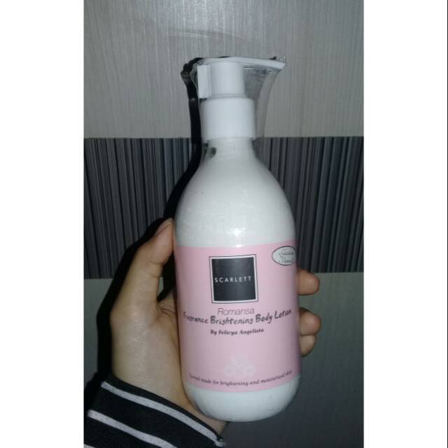 Hand and body lotion scarlet whaitening
