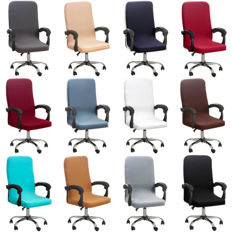 OFFICE CHAIR COVER Polyester Spandex-Sarung Kursi KANTOR DIREKTUR Size:XL