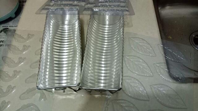 Cetakan Coklat Puding Mika Bentuk Daun Besar