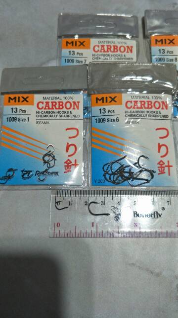 Mata Kail Pioner Mix Carbon 1009 ISEAMA ada lubang