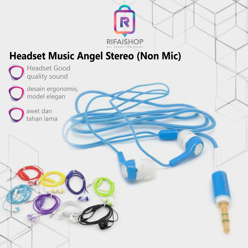 Headset / Handsfreee Music Angel Stereo Non Mic - Random