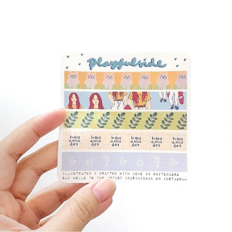 

PLAYFULSIDE washi sticker OCTOMBRE deco sticker