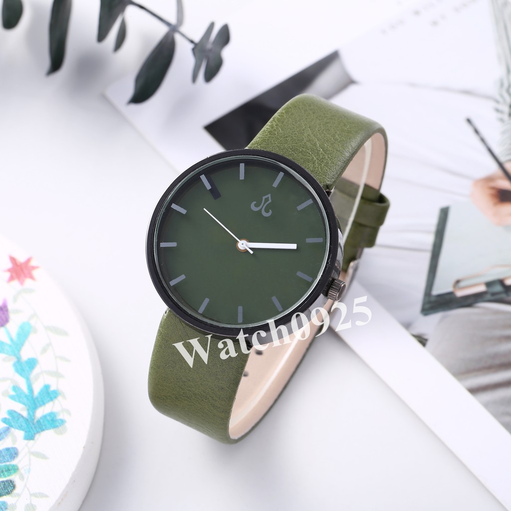 JAM TANGAN WANITA COUPLE GAYA KOREAN SIMPLE JAM FASHION MEN WOMEN RANTAI NYLON