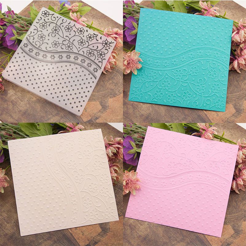 

LIVI 15pcs Embossing Folder Template + 2pcs Seal + Cutting Dies Stencil Set DIY Scrapbooking