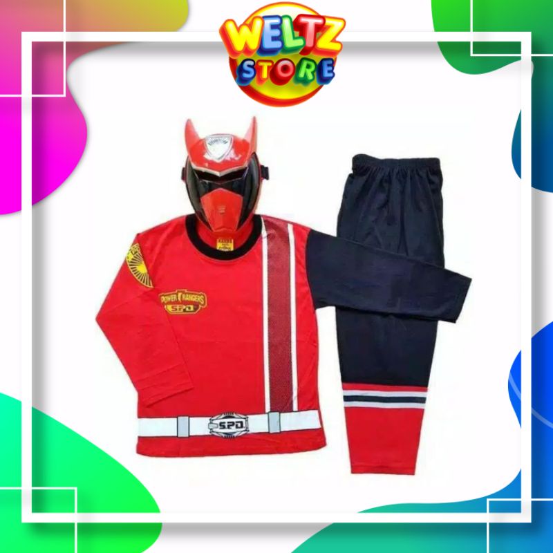 Kostum Baju Anak Power Rangers Samurai