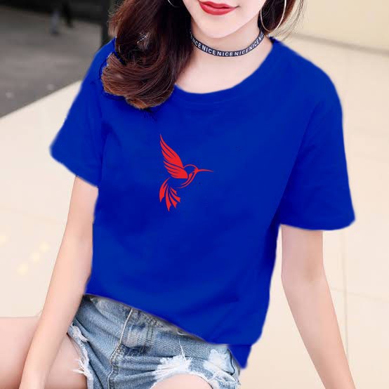 YOURSTYLE1119 - KAOS HUMMINGBIRD BAJU KAOS WANITA DISTRO UNISEX OVERSIZE PRIA JUMBO CASUAL KEKINIAN