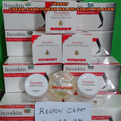 Cream LIYOSKIN pemutih wajah dan penghilang flek hitam