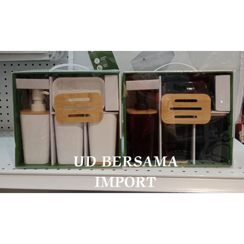 KRIS Perlengkapan Kamar Mandi Set 4Pcs/Aksesoris Kamar Mandi