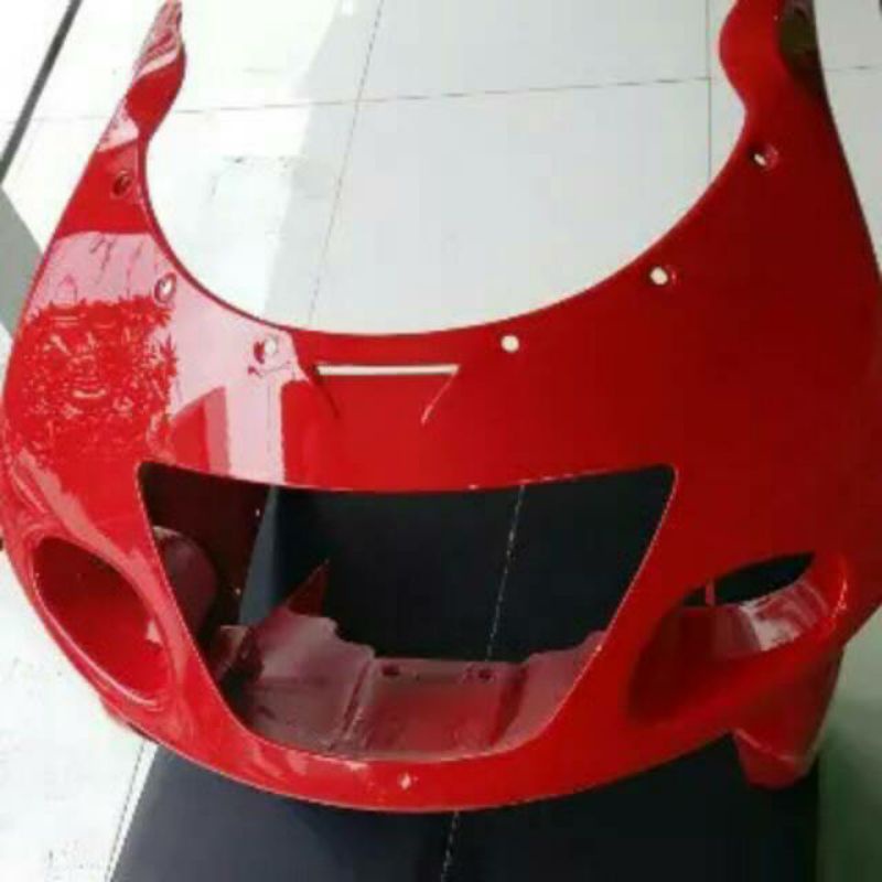 Fairing atas ninja rr old merah cabe original kawasaki