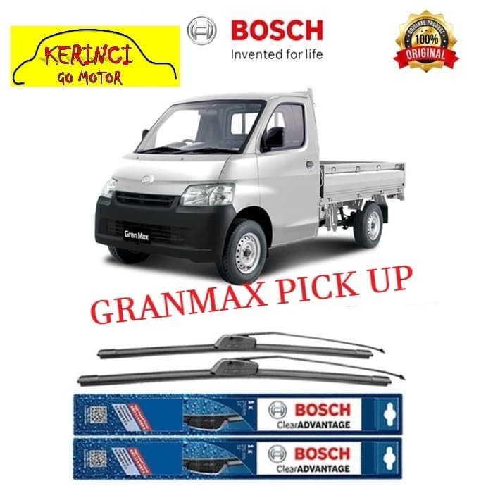 WIPER BOSCH CLEAR ADVANTAGE DAIHATSU GRANMAX PICK UP 19&quot; &amp; 19&quot; SET