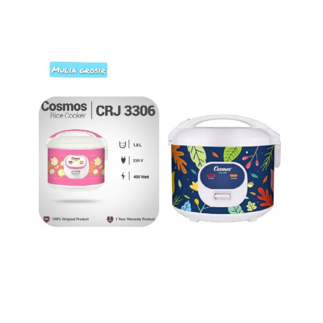 Magic Com Cosmos 1.8L CRJ 3306 3in1 / Rice Cooker Cosmos 1.8L