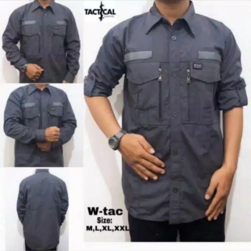 BAJU TACTICAL W TAC LAPANGAN KERJA OUTDOR LENGAN PANJANG