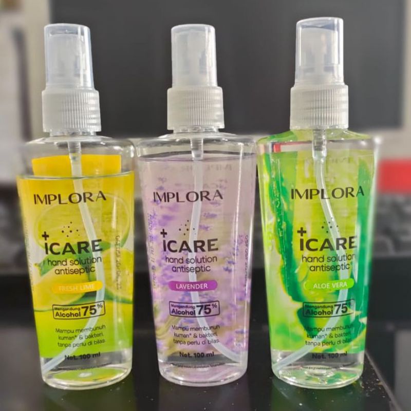 Implora iCare New Hand Sanitizer Spray
