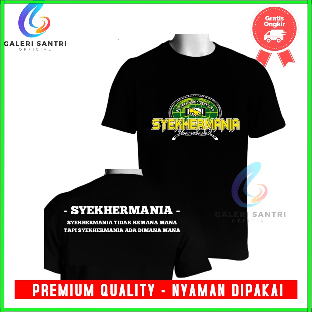Kaos Habib Syekh Habib Syech Ori / Kaos Syekhermania Logo