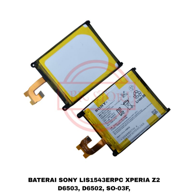 BATERAI BATTERY SONY LIS1543ERPC XPERIA Z2 DOCOMO AU GLOBAL BATRE ORIGINAL