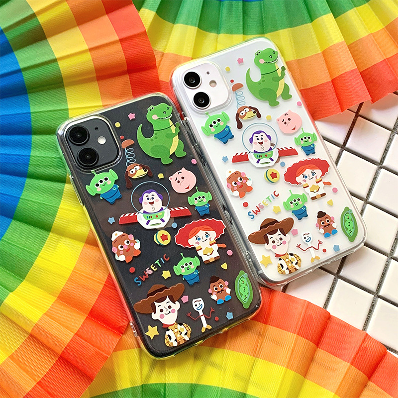 Soft Case Silikon tpu Motif Print Toy Story Untuk Iphone 11 11pro 11promax XR XS MAX 7 plus 8 plus