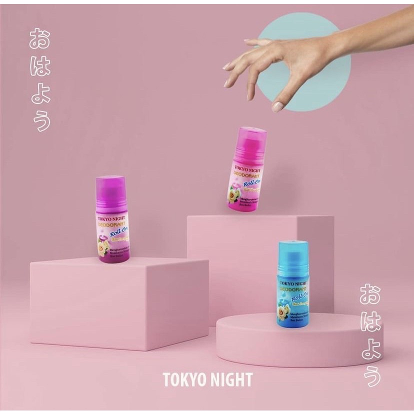 Tokyo Night Deodorant Roll On Anti Pespirant 50 ml