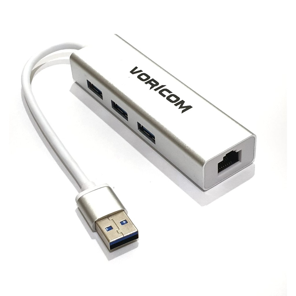 USB HUB 3 port USB 3.0 with Ethernet LAN Gigabit