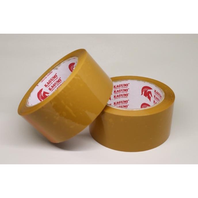 

FREE ONGKIR PROMO GOJEK / GRAB 1 DUS LAKBAN BENING-COKLAT 48mm x 90 YARD KAGUMI