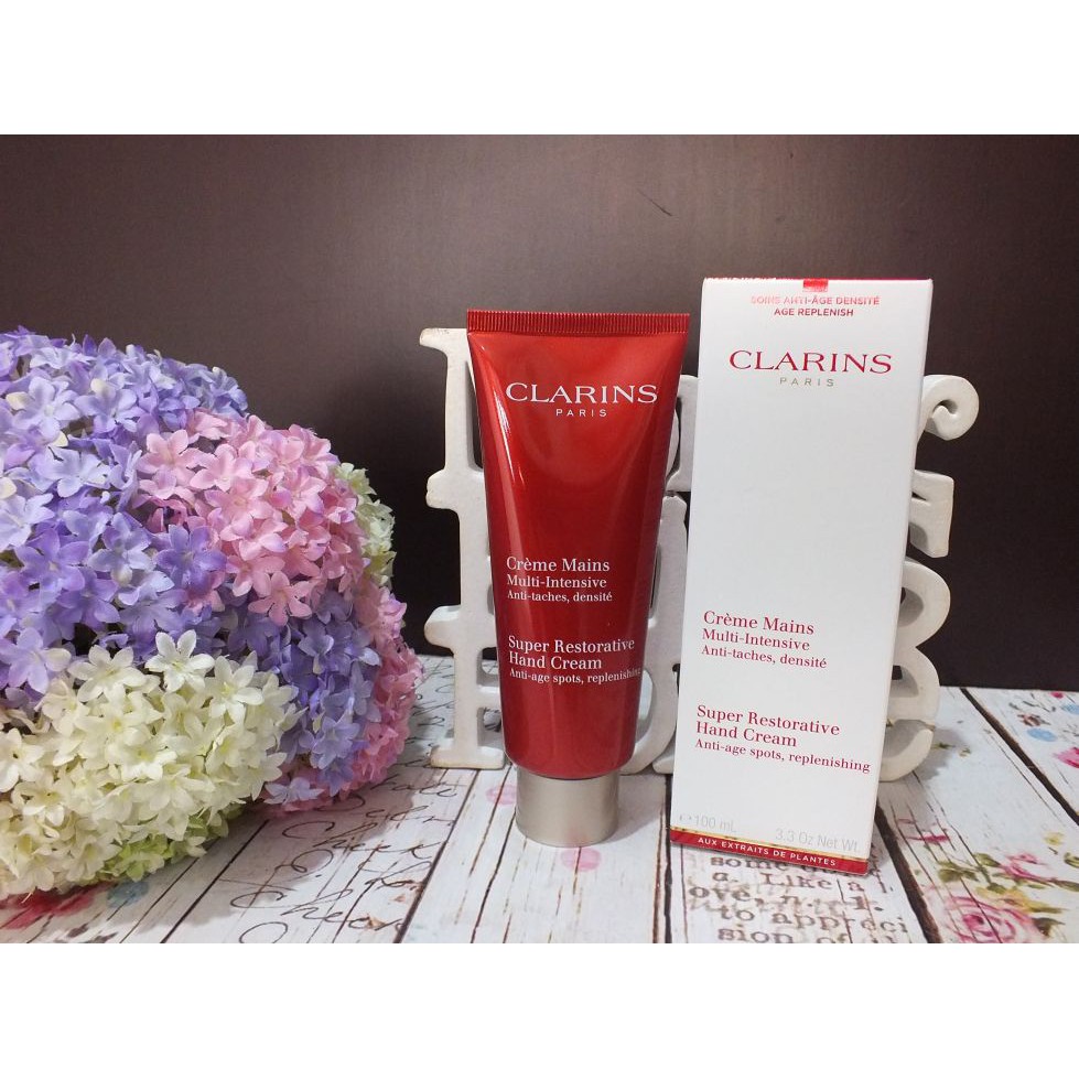 clarins super restorative hand cream 100ml
