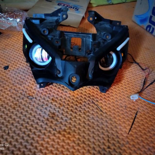 INNER CUSTOM MX NEW NJMX 135 DADA VARIASI LED LAMPU SENJA PNP