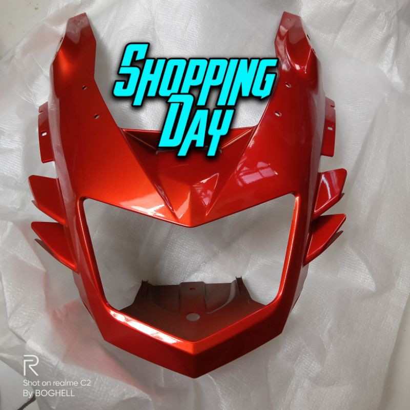 Batok lampu depan headlamp ninja rr new orange merah ORIGINAL