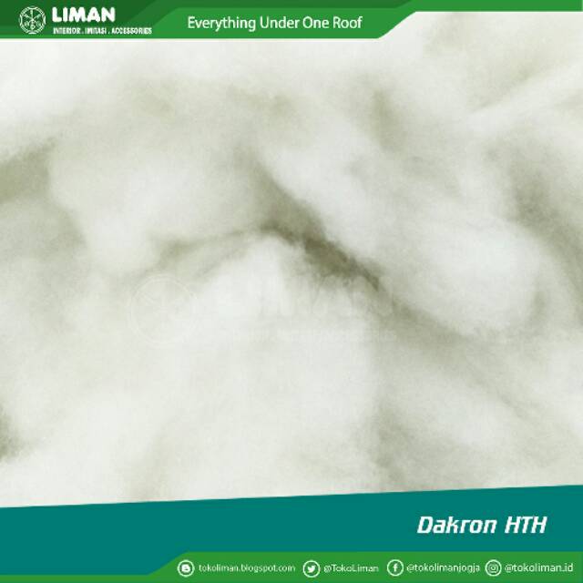 Dakron Isi Bantal Guling Kapas Silikon HTH