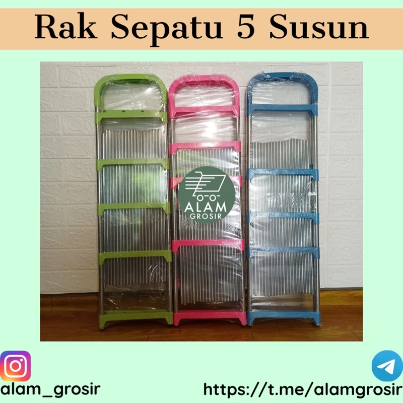 Jual Rak Sepatu Susun Rak Sepatu Stainless Rak Serbaguna Shopee Indonesia