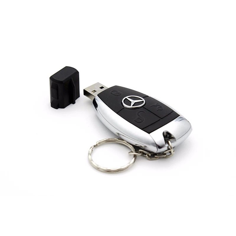 Flash Disk USB Portable Bentuk Kunci Mobil Benz 1TB