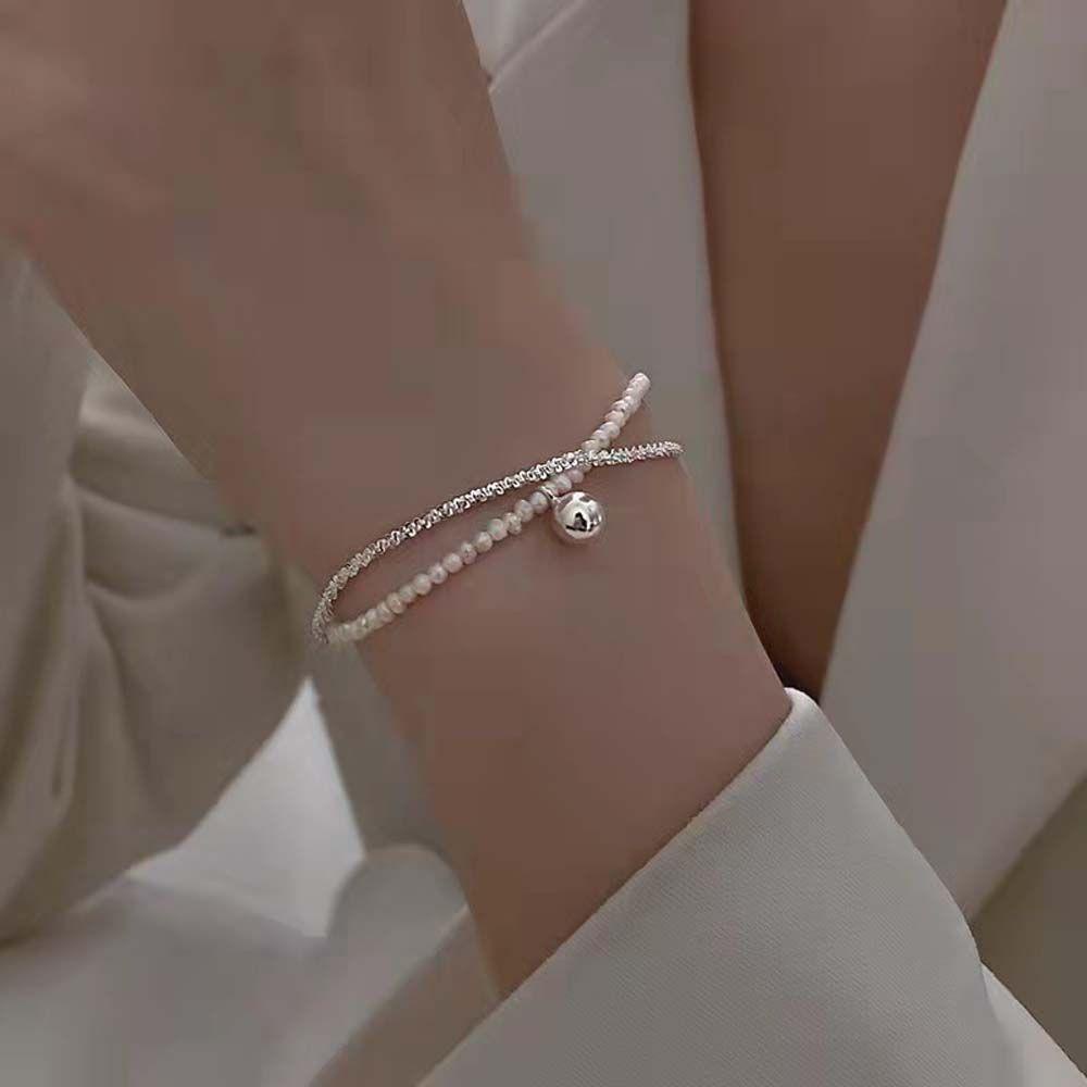 Mxbeauty Wanita Gelang Gadis Hadiah Elegan Minimalis Bintang Berlian Imitasi Rantai Bangle Pesta Perhiasan