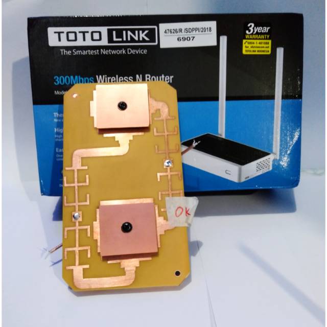 TOTOLINK N300RT antena14dbi d-pol