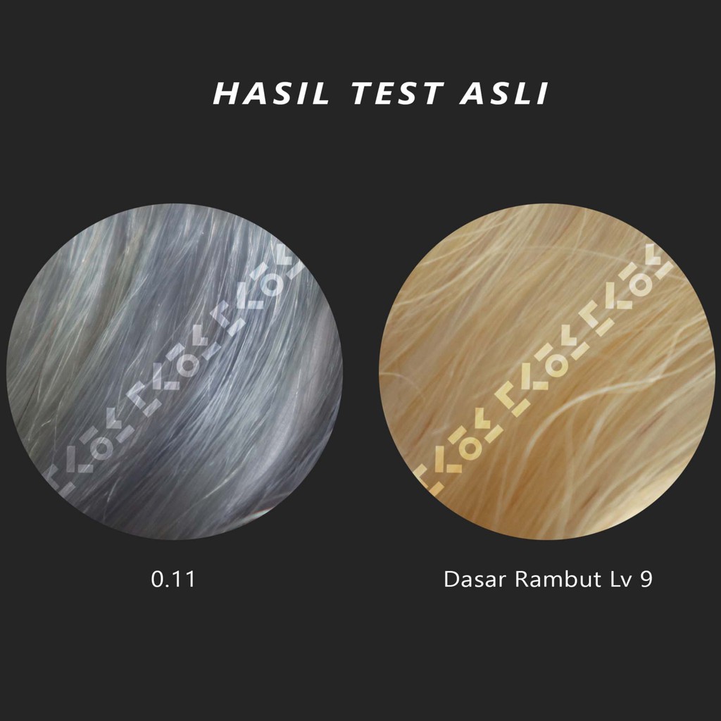 EXCELLENCE 0.11 hair color cream cat pewarna rambut ash abu-abu gray