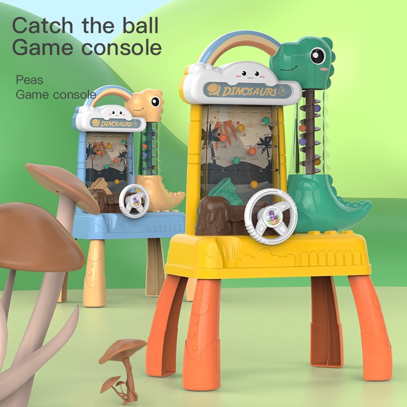 WE Mainan Edukasi Anak Game Console Ball Matching / Mainan Marble Dino Adventure / Mainan Meja Bola Dinosaurus
